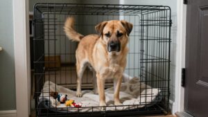 crate can worsen anxiety