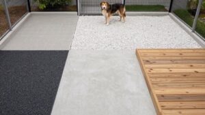 dog kennel flooring materials